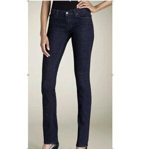 J BRAND Women's Jet Black Wash Pencil Leg Low Rise Stretch Denim Jeans 29 Chic